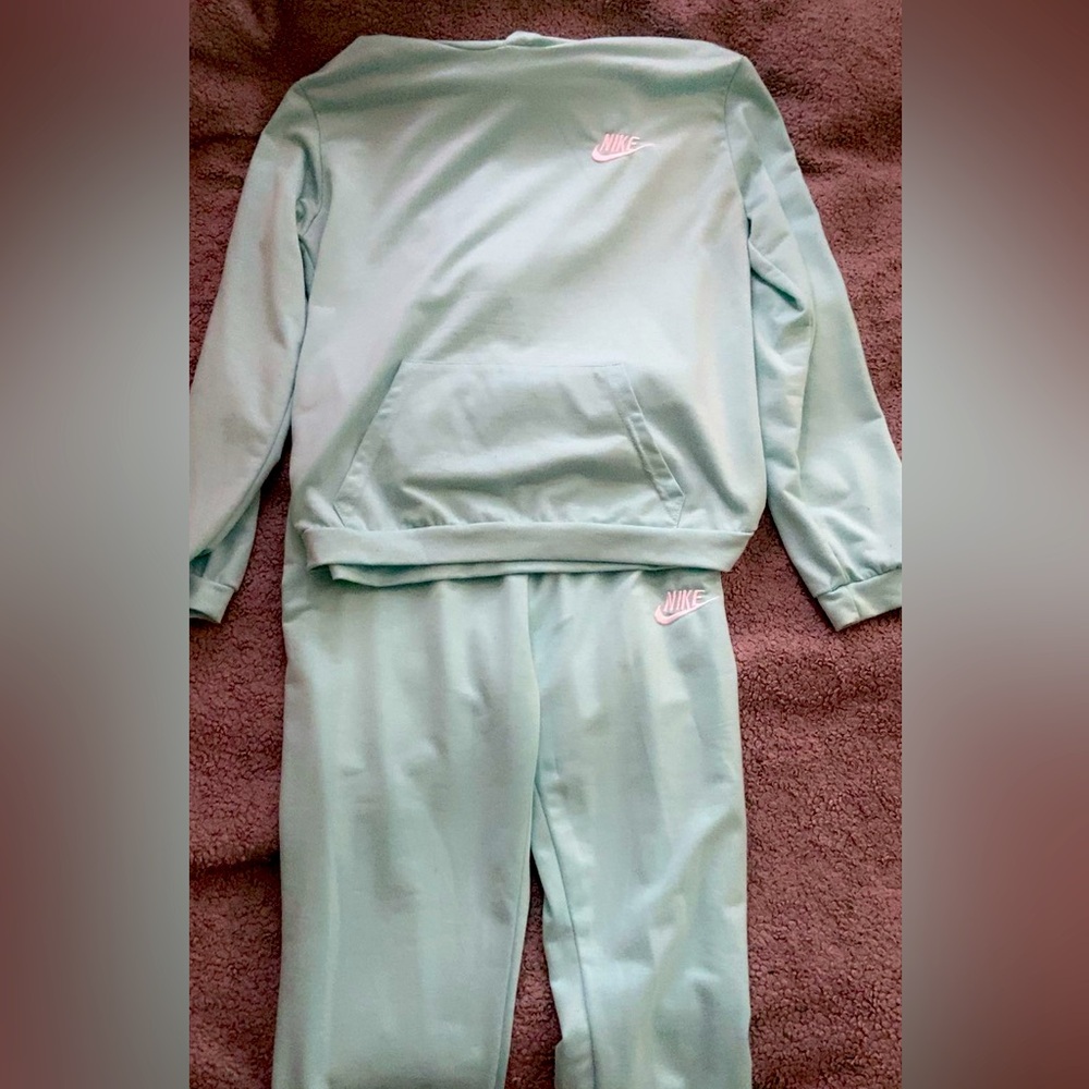 Teal Nike suit